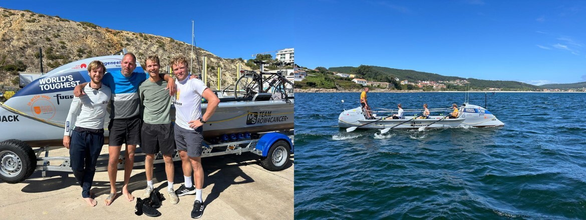 team Slats, eerste training vanaf La Gomera